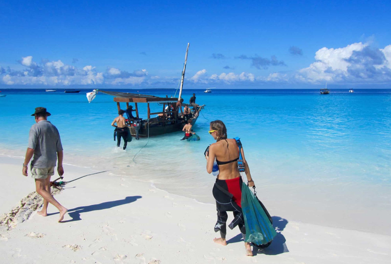  Relaxing in Zanzibar Island