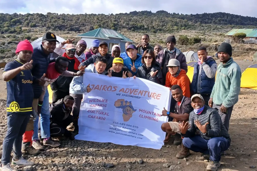 6-day climbing Rongai Route