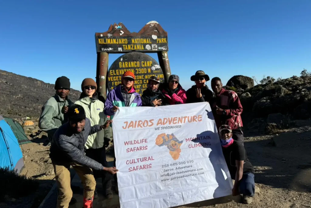 6-days climbing Machame Route itinerary